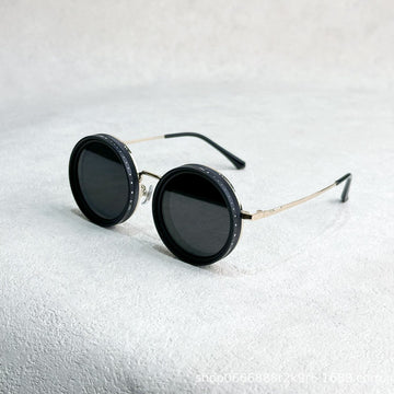 Lens Circle Thick Gold